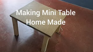 Making DIY Home Made Mini TableHow to make Table viralvideo table [upl. by Eleonora]