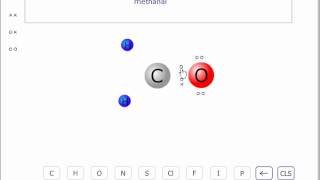 The Lewis structure of methanal [upl. by Einyaj]