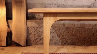 Making Red Oak Dining Table  Folding Table  Woodworking [upl. by Eirised926]