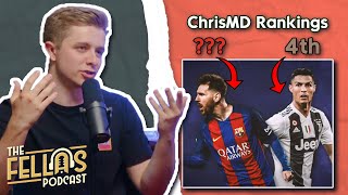 ChrisMD Claims Messi amp Ronaldo ARENT The Greatest Unpopular Opinion [upl. by Aem449]