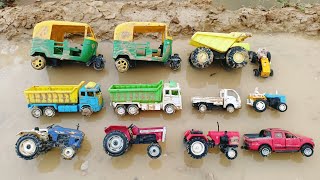 Gadi Wala Cartoon  Dumpar Truck amp Mahindra Tractor  HMT Tractor  JCB  Rickshaw  Parth Kids [upl. by Katherin630]