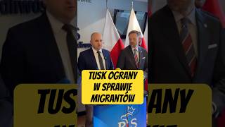 Tusk ograny w sprawie migrantów dariuszmatecki paktmigracyjny [upl. by Dunning]