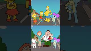 THE SIMPSONS VS FAMILY GUY GET ABSTRACTED COMPARISON Pibby x The Amazing Digital Circus tadc [upl. by Etnud]