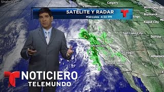 Lluvias torrenciales para California  Noticiero  Noticias Telemundo [upl. by Tatman949]