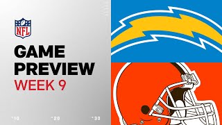 Los Angeles Chargers vs Cleveland Browns  2024 Week 9 Game Preview [upl. by Yelhsa]