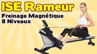 À découvrir ISE Rameur dappartement avec Freinage Magnétique 8 Niveauxmeilleur rameur dappartement [upl. by Eboh]