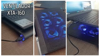 Ventilador Externo para Laptop Xtech de 6 Ventiladores [upl. by Vernice312]