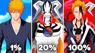 Top 10 Ichigos STRONGEST Forms In Bleach secret forms [upl. by Anelleh]