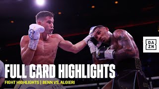 FULL CARD HIGHLIGHTS  Conor Benn vs Chris Algieri [upl. by Sean]