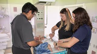 Students Learn Teambased NICU Care Through Hands on Simulation [upl. by Aicinat428]