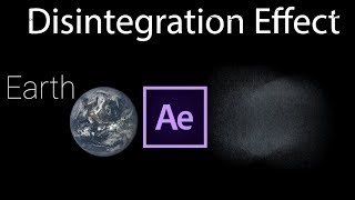 DisintegrationScatterize Effect  After Effects CC 2019 [upl. by Devy26]