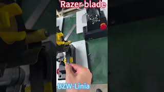 BZW7CL Customized Request for Razer Blade on Wire Winding and Tying Machine [upl. by Placeeda322]