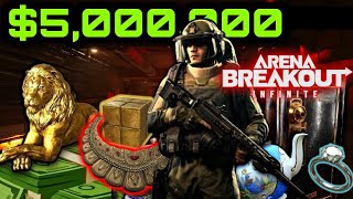 🚨 Stealing💸 5000000 💸 From My Team lmao in Arena Breakout Infinite  ARMORY Forbidden Zone [upl. by Ydisahc]