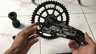 REVIEW CRANKSET LITEPRO EDGE [upl. by Ailaht]