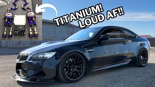 INSTALLED EPIC Exhaust For My BMW M3 E92 SOUNDS INSANE [upl. by Xeno]