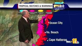 John Breaks Down Expected Rainfall Storm Surge [upl. by Nepsa]