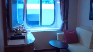 Celebrity Eclipse Oceanview Cabin Tour [upl. by Jurdi]