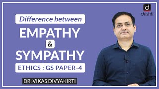 Empathy vs Sympathy Concept Talk by Dr Vikas Divyakirti [upl. by Wong]