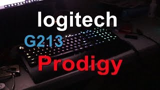 A Logitech G 213 Prodigy keyboard review and test and water test exciting [upl. by Hillel966]