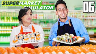 VENDEMOS SUSHI EN EL SUPERMERCADO  SUPERMARKET SIMULATOR 6 [upl. by Milzie]