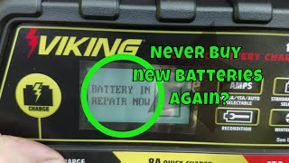 I test a harbor freight battery charger for 10 days Did it work Part TWO [upl. by Airrehs]