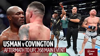 quotYou can kiss laterquot Usman v Covington 2 Aftermath Respect between great foes [upl. by Taylor]