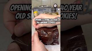 Opening amp Trying 40 Year Old FALLOUT SHELTER COOKIE [upl. by Gittle]