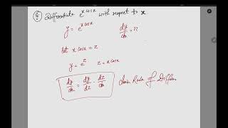 Differentiate excosx with respect to x [upl. by Pevzner741]