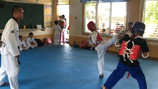 Taekwondo sparring Jack Soledadfriendly matchpractice game [upl. by Girhiny]