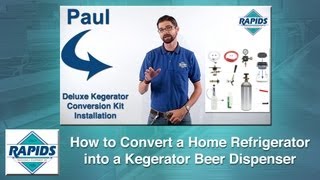 How to Build a Kegerator  DIY Conversion of a Home Refrigerator into a Beer Dispenser Video [upl. by Neffirg654]