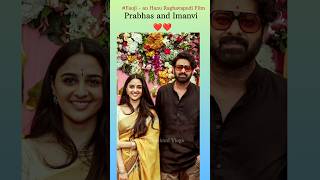 Prabhas New Movie Launch  prabhas fauji vivekmaheshuni imanvi prabhasstatus hanuraghavapudi [upl. by Nodaj807]