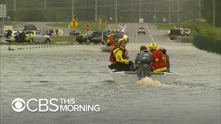 Hurricane Florence cuts off Wilmington North Carolina [upl. by Grote]