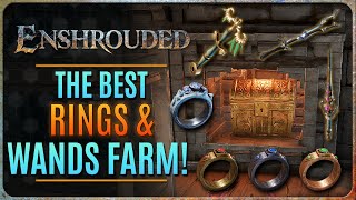 THE BEST RING amp LEGENDARY WAND FARM LOCATION 【Enshrouded】 [upl. by Annahoj]