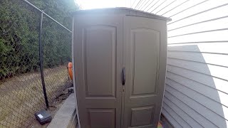 Rubbermaid 5X6 Big Max Storage Shed Assembly and Review [upl. by Germayne320]