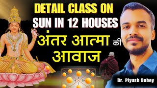 Sun In 12 Houses Conjunction Of Sun by Dr Piyush Dubey Sir [upl. by Renell]