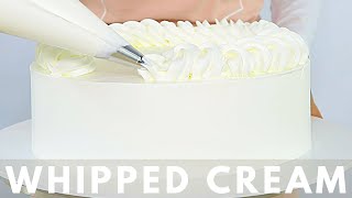 HOW TO WHIP PERFECT WHIPPED CREAM FOR CAKES AND DESSERTS │ NON DAIRY WHIPPING CREAM │ CAKES BY MK [upl. by Ezalb]