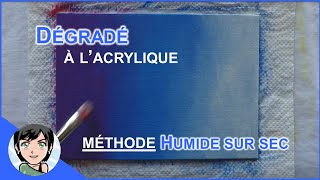 Comment faire un beau dégradé de couleurs avec la méthode humide sur sec [upl. by Huebner]