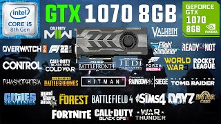 GTX 1070  i5 8400 Test in 30 Games [upl. by Hurst]