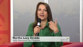 La filatelia en Colombia  Entrevista Martha Lucy Giraldo Jefe Nacional de filatelia [upl. by Godard]