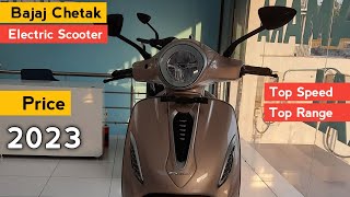 Bajaj Electric Scooter 2023  Bajaj Chetak  Range  Bajaj Electric Scooter 2023 Price  Motor Bello [upl. by Celka979]