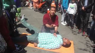 Luodong Briefly Brutalizes Black Man On Sidewalk [upl. by Deva]