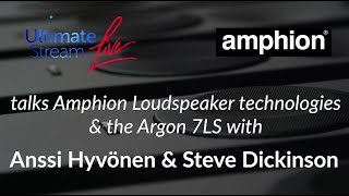 Ultimate Stream Live  Episode 4  Amphion Loudspeakers [upl. by Yelyac]