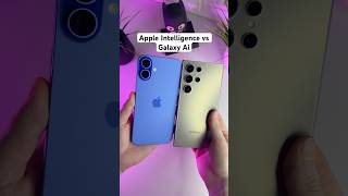 Apple Intelligence vs Galaxy Ai✨ Shorts [upl. by Pigeon]