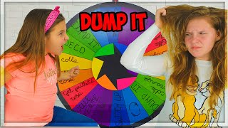 Dump it  Switch up  Mystery Wheel of Slime Challenge  La roue de la fortune [upl. by Goles]