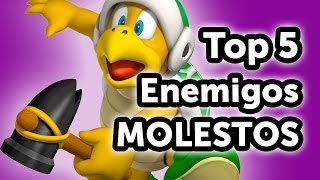 Top 5  Enemigos molestos en juegos [upl. by Otilegna]