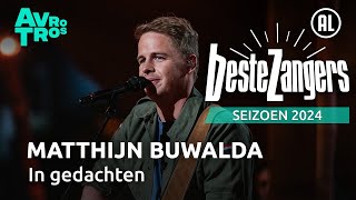 Matthijn Buwalda  In gedachten  Beste Zangers 2024 [upl. by Nosniv799]