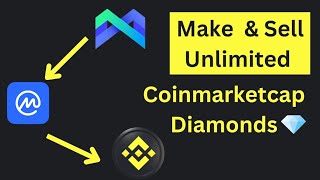 How To Claim unlimited 90 Nft worth of Coinmarketcap Diamonds [upl. by Tempa]