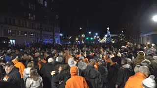 Downtown Massillon goes crazy after Massillon Washington beats Archbishop Hoban to win state title [upl. by Teodoro]