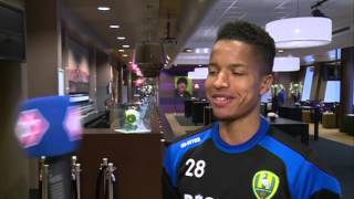 ADOspeler Tyronne Ebuehi blikt vooruit op NEC [upl. by Yul]