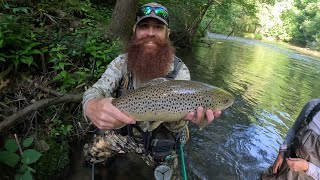 TROPHY TROUT and BARE HOOK BITES Fly fishing just DOESN’T GET ANY BETTER than this [upl. by Gerianna]